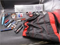 Flashlights, Knives, Headlamps, Seat Cover