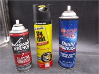 Silicone Spray, Engine Degreaser, Fix A Flat