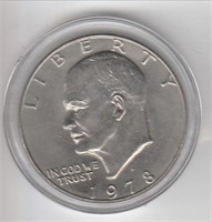 1978 D US Eisenhower Dollar Coin