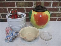 Apple Cookie Jar, Dolls + More