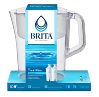 Brita Champlain Water Filter Pitcher, 10 Cup