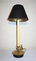 decorative lamp w brass base