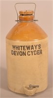 "Whiteways Devon Cider" Stoneware Dispenser.