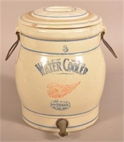 Red Wing Union Stoneware 3-Gallon Water Cooler.
