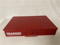 New Grander Metal Organizer w/trays 18.5x12x5