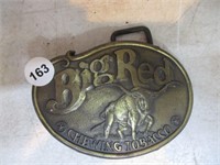 Big Red Belt Buckle