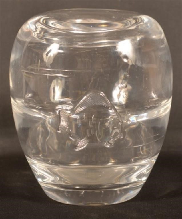 Kosta, Sweden Crystal Vase.