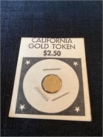Mini California Gold Token 1857