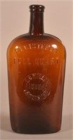 S.C. Miller Liquors Lancaster, Pa. Flask Bottle.