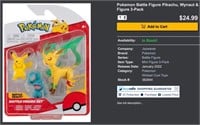 RETAIL: $24.99 Pokemon 3-Pack