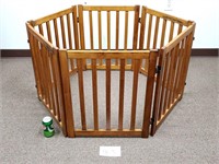 Wood 6 Panel Play / Pet Yard or Barrier (No Ship)