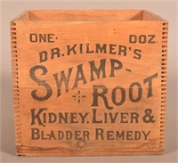 Dr. Kilmer's "Swamp Root" Wood Crate.