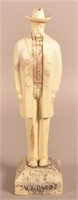 Contemp. Folk Art Carved Figure of Jack Daniel.