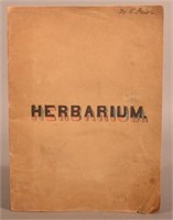 19th C. "Herbarium" Ledger.