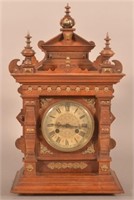 Junghans Ormolu Mounted Walnut Case Bracket Clock.