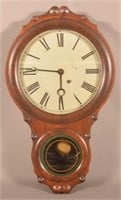 Seth Thomas Rosewood Veneer Wall Clock.