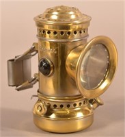 Antique "Imperial" Brass Bicycle Lantern.