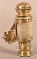 ASP Model VII Antique Brass Bicycle Lantern.