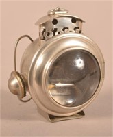 Unmarked Antique Bull's Eye Lense Bicycle Lantern.