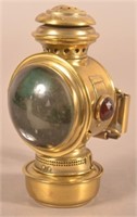 Manhattan Brass Co., NY Antique Bicycle Lantern.