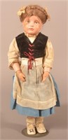 Schoenhut Composition Alpine Girl Doll.