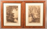 Two H.D. Kruseman Van Elten Landscape Prints.