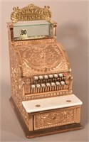 Antique Brass National Cash Register Model 313.