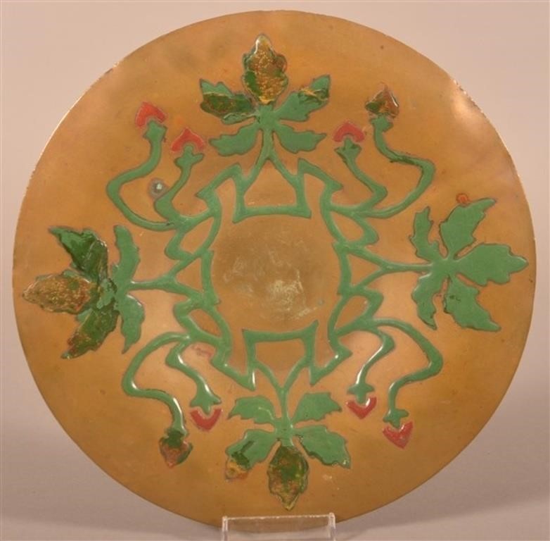 The Art Crafts Shop Art Nouveau Plate.