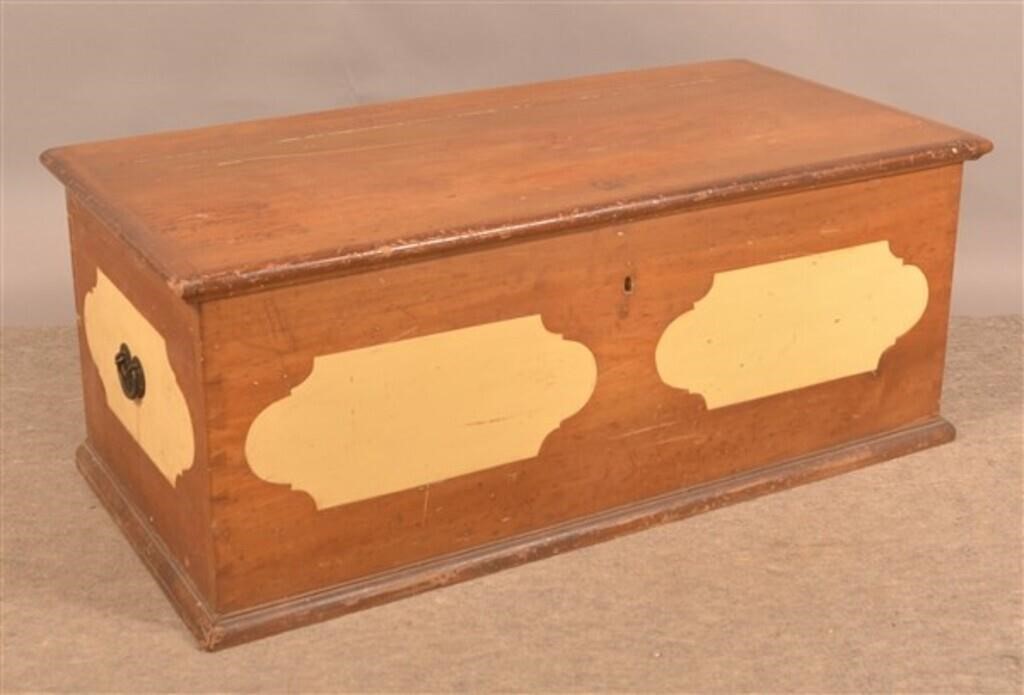 Late 18th Century Softwood Dower Chest.