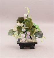 Chinese Hardstone Grapevine Bonsai Planter