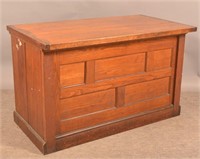 Antique Oak Country Store Counter.