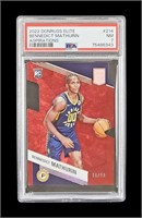 2022 Pacers BENNEDICT MATHURIN PSA graded,  #ed