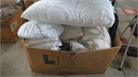 Large box lot of assorted Linens