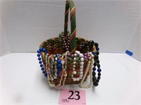 BASKET OF NECKLACES