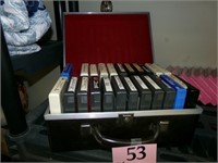 CASE OF 8 TRAC TAPES