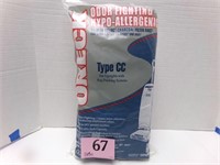 TYPE CC ORECK VACCUUM CLEANER BAGS NEW IN PACKAGE