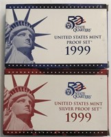 1999 Proof & 1999 Silver Proof Sets