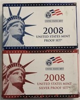 2008 Proof & 2008 Silver Proof Sets