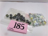 2 BAGS MARBLES