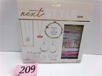 NEXT STYLE STONE AND GEM JEWELRY KIT