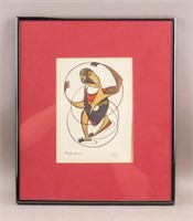 Canadian Litho Signed Daphne Odjig No. 9092