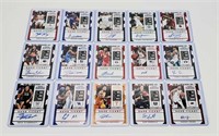 2020 PANINI CONTENDERS 15 AUTOGRAPHED CARDS
