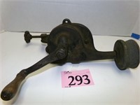 ANTIQUE BENCH GRINDER WITH CLAMP