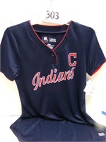 CLEVELAND INDIANS JERSEY SMALL/PETITE