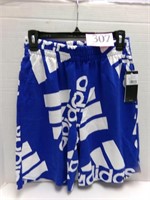 XL 18-20 BOYS ROYAL BLUE ADIDAS SHORTS