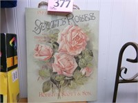 SCOTTS ROSES METAL WALL DECOR