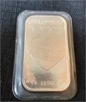 1990 Kokomo, IN We Care 1 oz Silver Bar