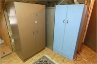 (3) Metal Wardrobes & Clothing Contents