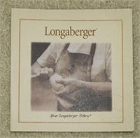 Longaberger “Nature’s Garden” embossed bowl in