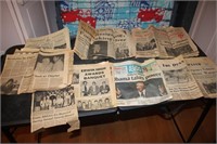 Vintage newspaper articles- 1974 NC State champs